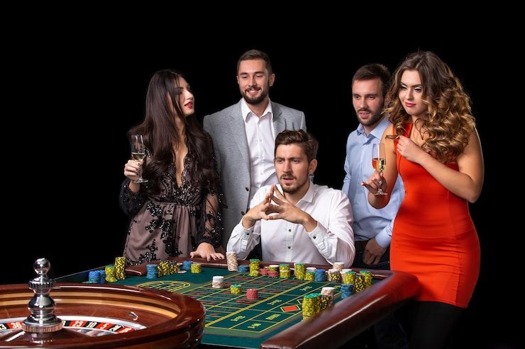 Tampilan meja VIP Roulette HD di aplikasi mobile preman189